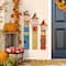 Glitzhome® Fall Wood Sacrecrow Family Porch Decor Set